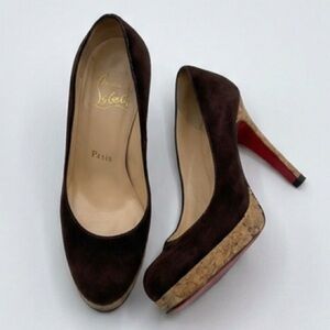 Authentic Louboutin Bruges Platform Pumps Sz 7